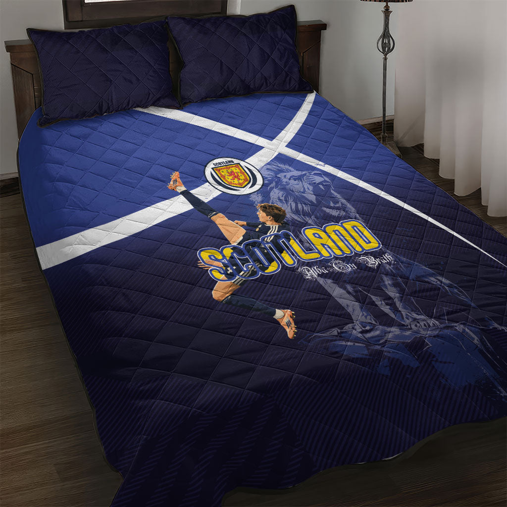Scotland National Football Quilt Bed Set Volley to the North America 2026