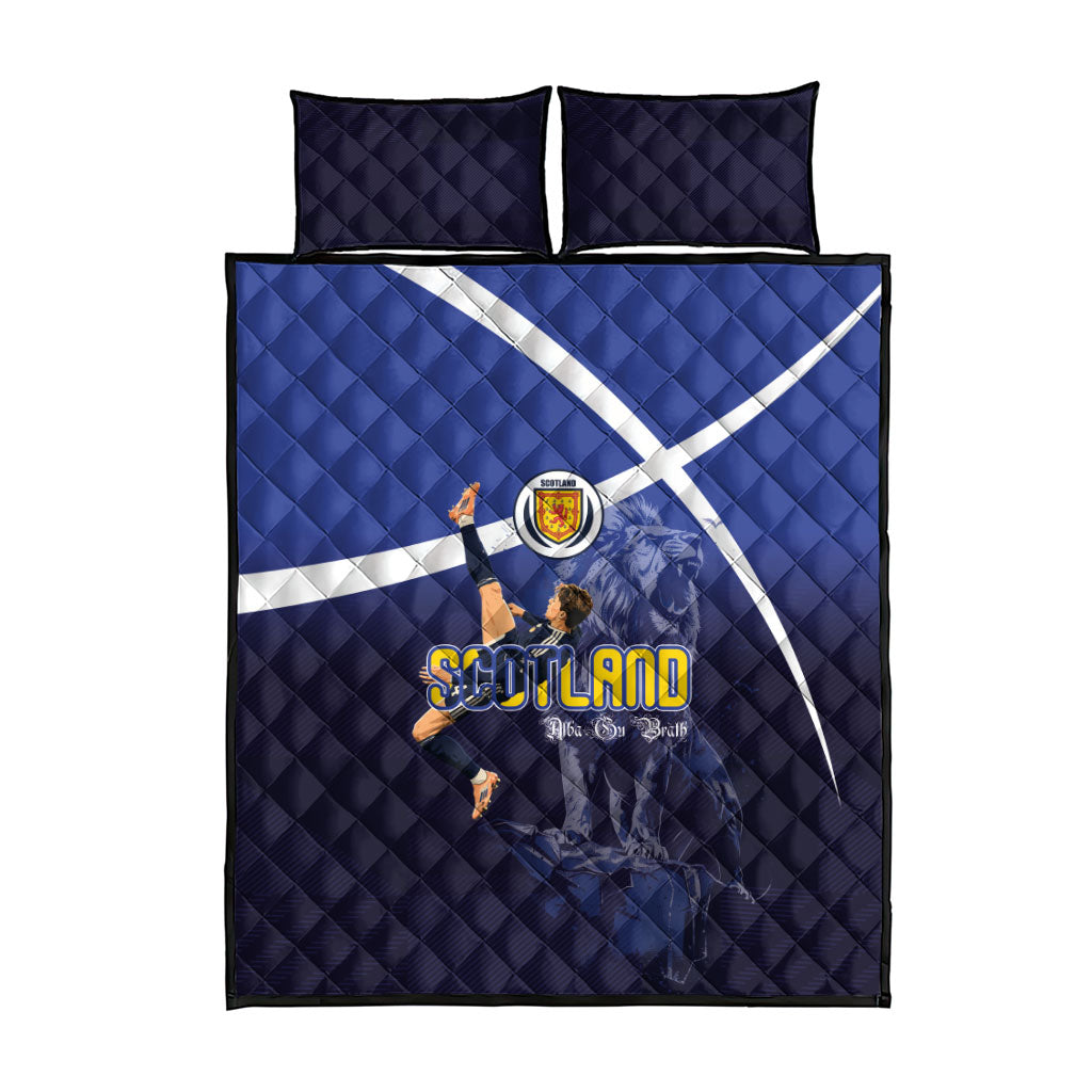 Scotland National Football Quilt Bed Set Volley to the North America 2026