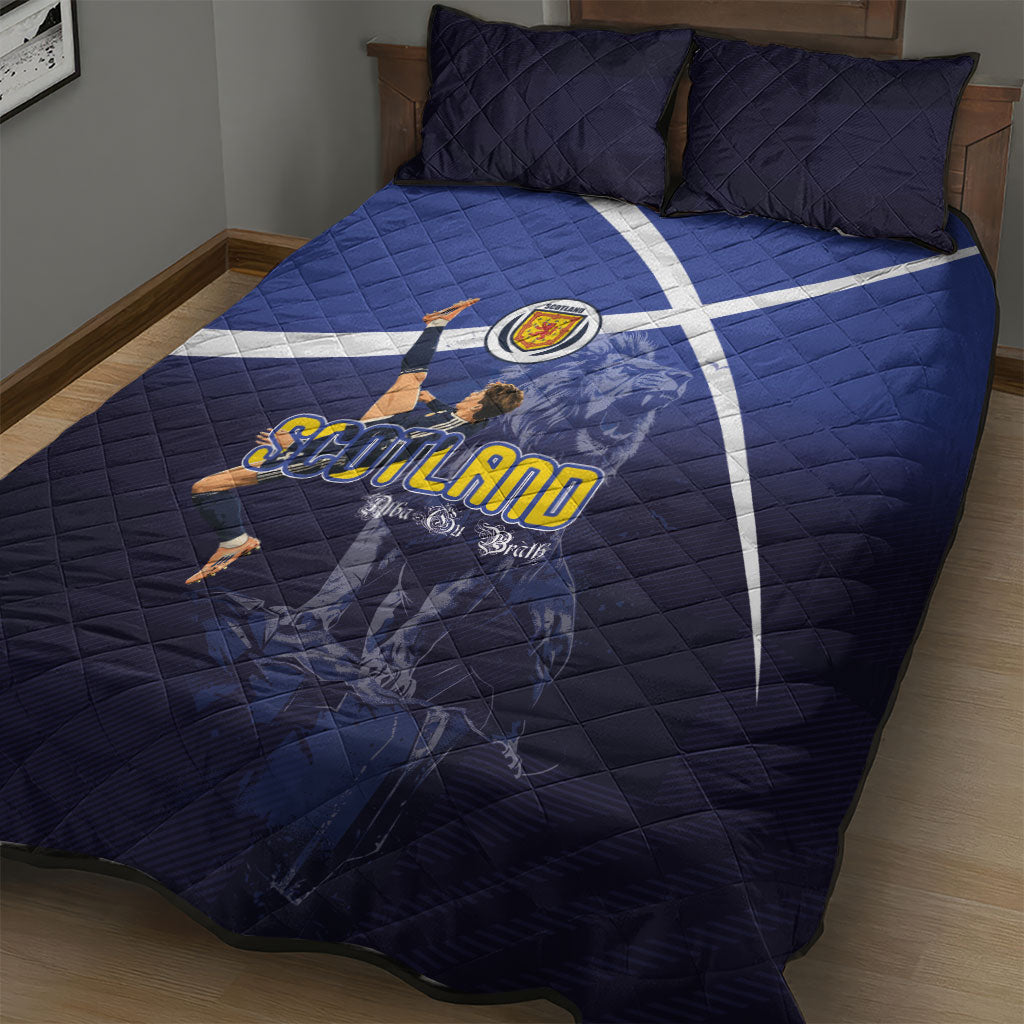 Scotland National Football Quilt Bed Set Volley to the North America 2026