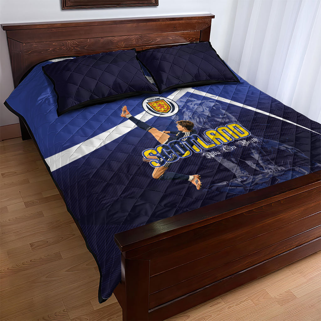 Scotland National Football Quilt Bed Set Volley to the North America 2026