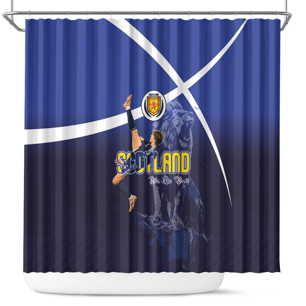 Scotland National Football Shower Curtain Volley to the North America 2026