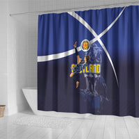Scotland National Football Shower Curtain Volley to the North America 2026