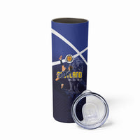 Custom Scotland National Football Skinny Tumbler Volley to the North America 2026