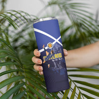 Custom Scotland National Football Skinny Tumbler Volley to the North America 2026