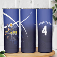 Custom Scotland National Football Skinny Tumbler Volley to the North America 2026
