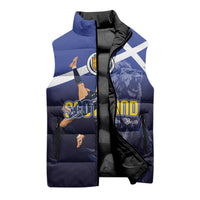 Custom Scotland National Football Sleeveless Puffer Jacket Volley to the North America 2026