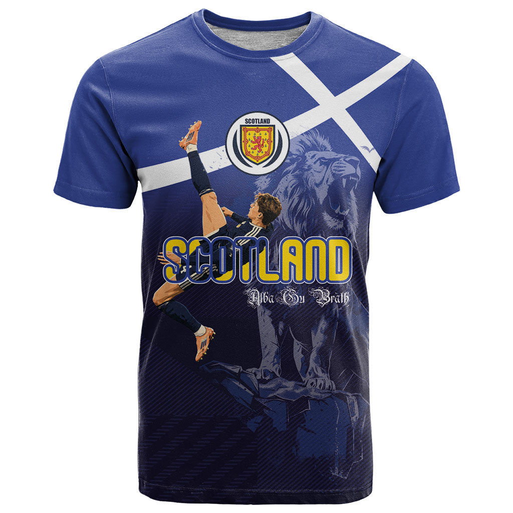 Custom Scotland National Football T Shirt Volley to the North America 2026
