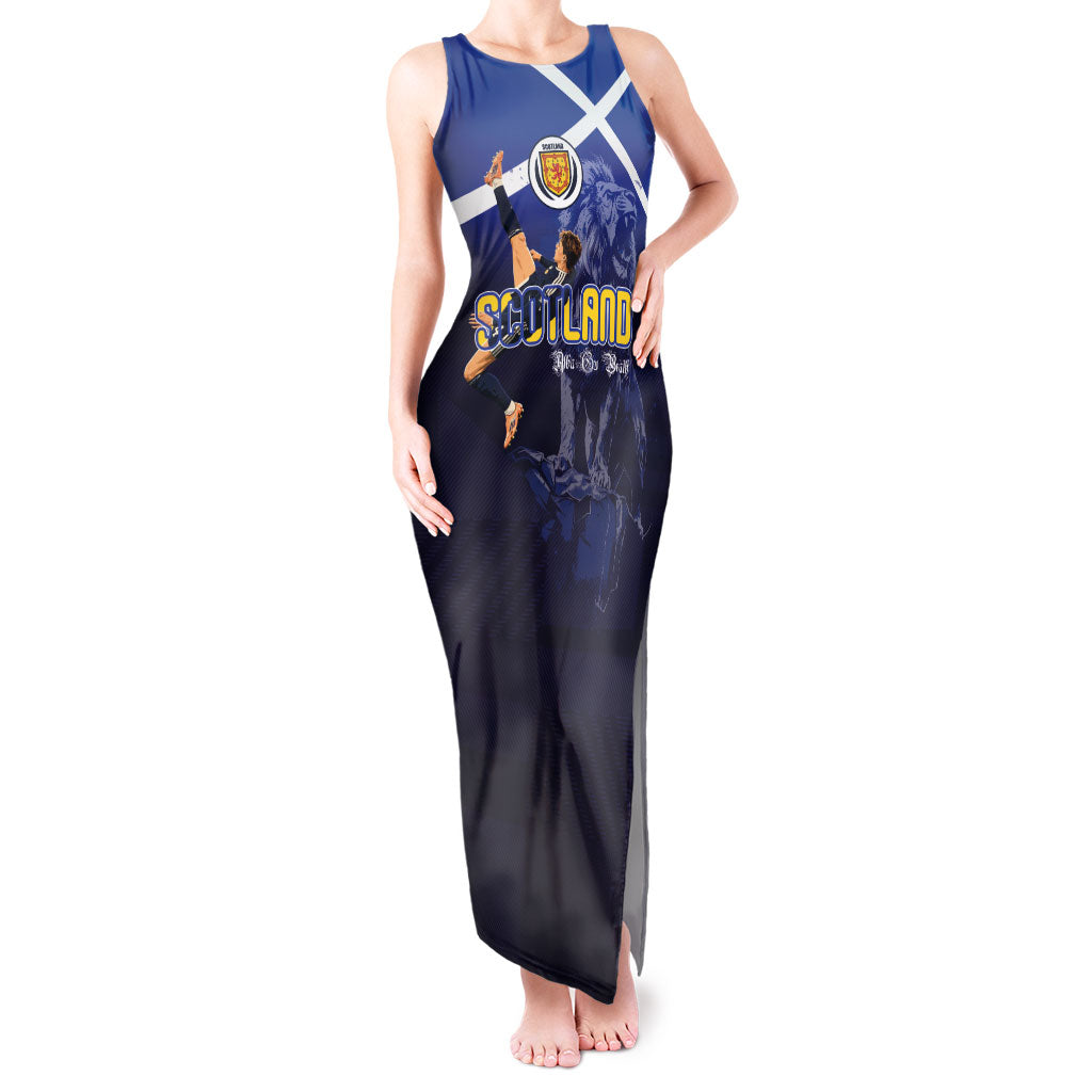 Custom Scotland National Football Tank Maxi Dress Volley to the North America 2026