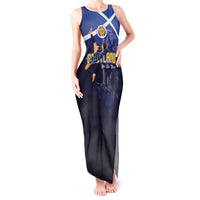 Custom Scotland National Football Tank Maxi Dress Volley to the North America 2026