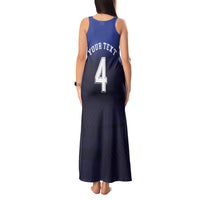 Custom Scotland National Football Tank Maxi Dress Volley to the North America 2026