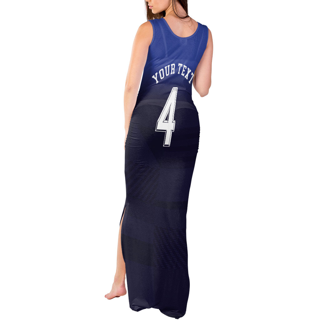 Custom Scotland National Football Tank Maxi Dress Volley to the North America 2026