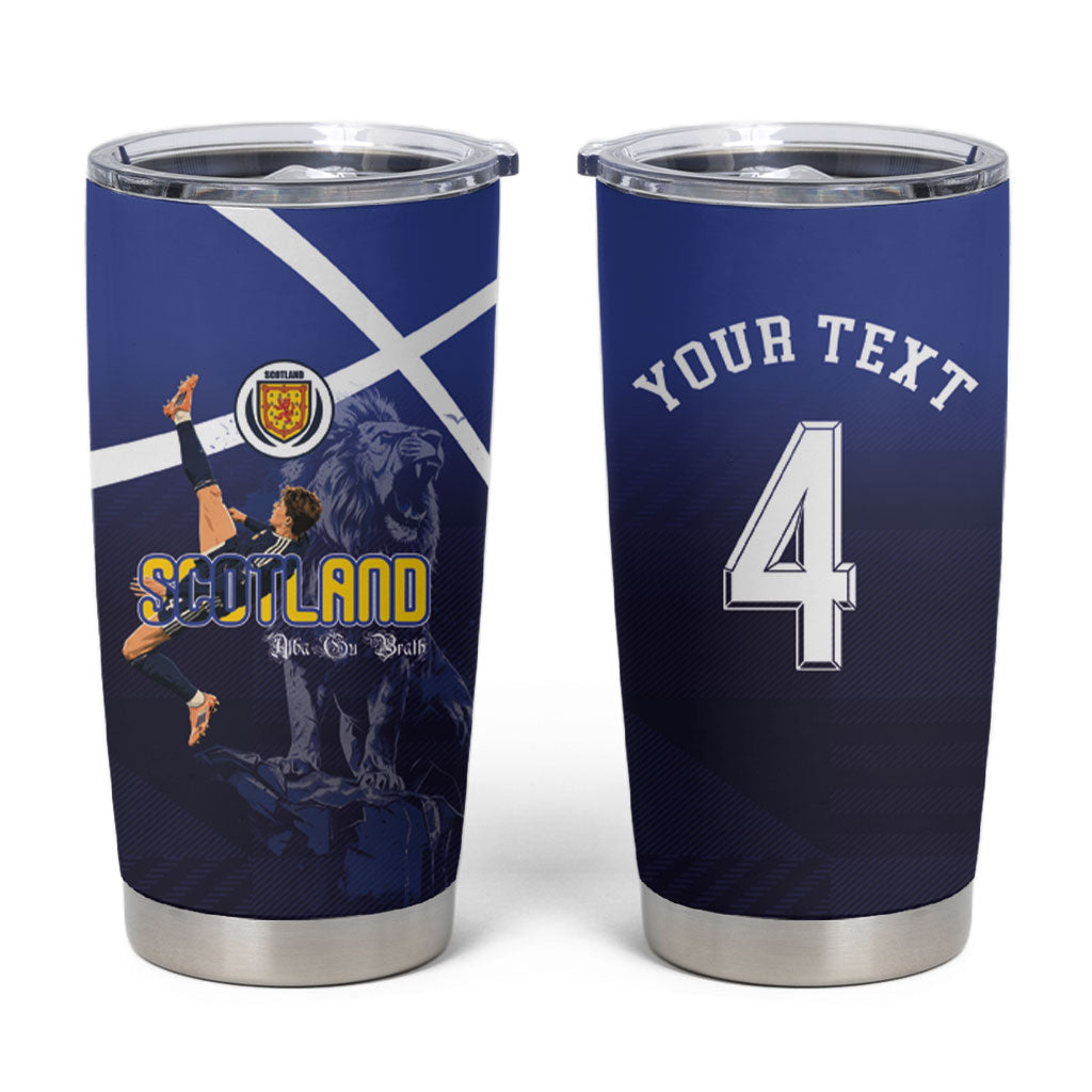 Custom Scotland National Football Tumbler Cup Volley to the North America 2026