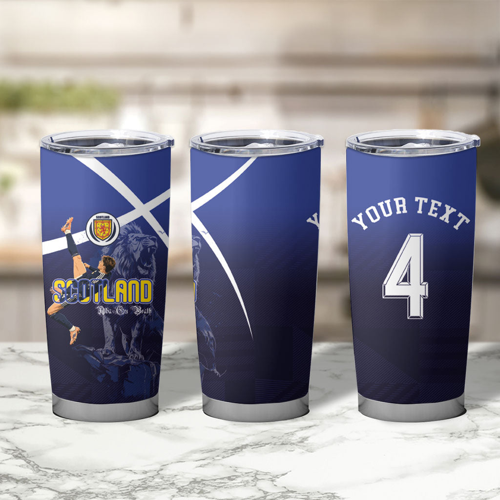 Custom Scotland National Football Tumbler Cup Volley to the North America 2026