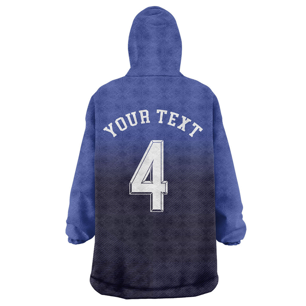 Custom Scotland National Football Wearable Blanket Hoodie Volley to the North America 2026
