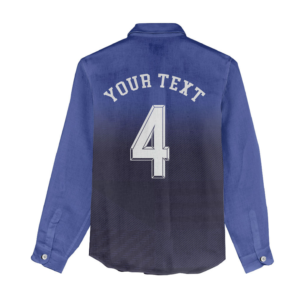 Custom Scotland National Football Women Casual Shirt Volley to the North America 2026