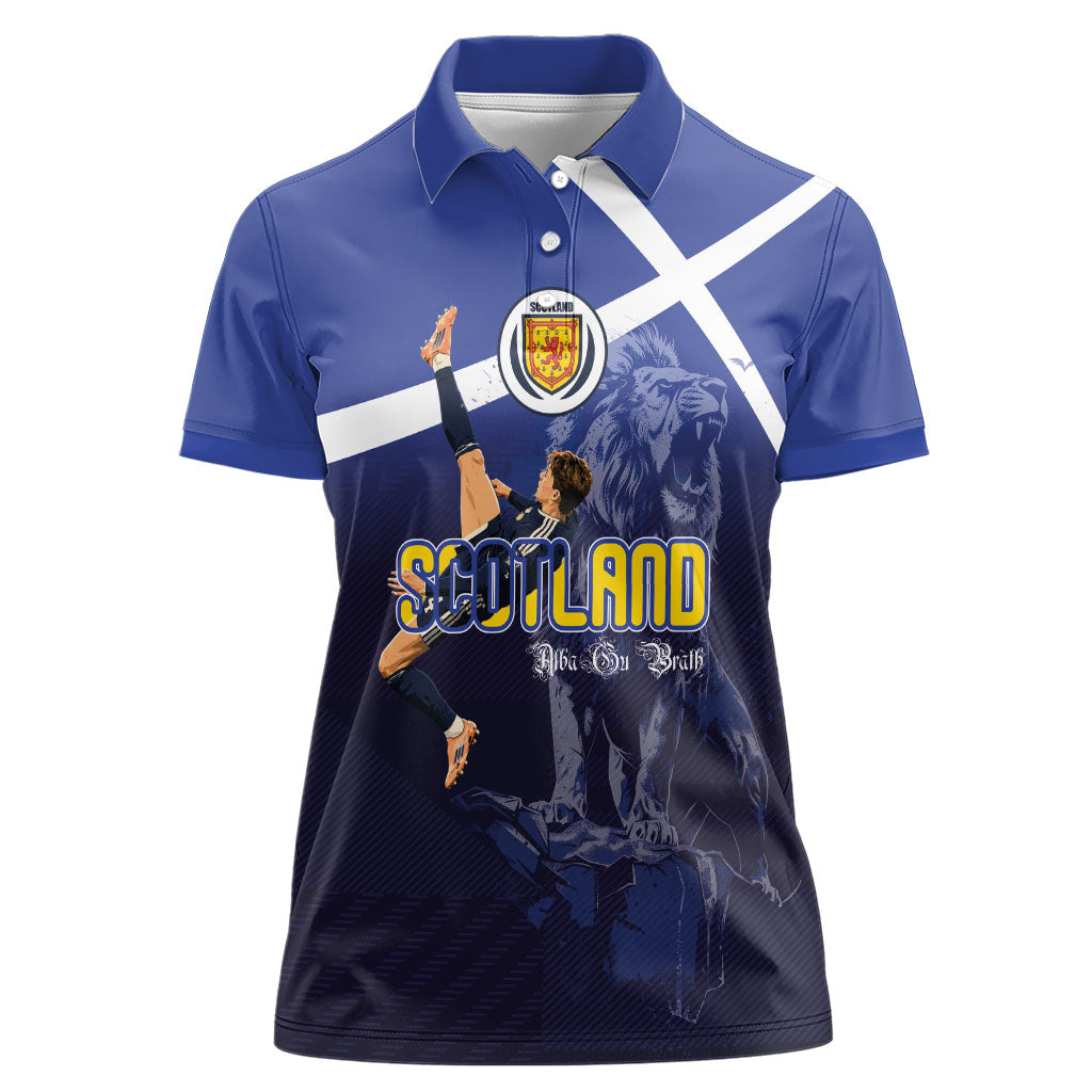 Custom Scotland National Football Women Polo Shirt Volley to the North America 2026