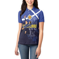 Custom Scotland National Football Women Polo Shirt Volley to the North America 2026