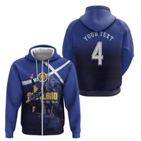 Custom Scotland National Football Zip Hoodie Volley to the North America 2026