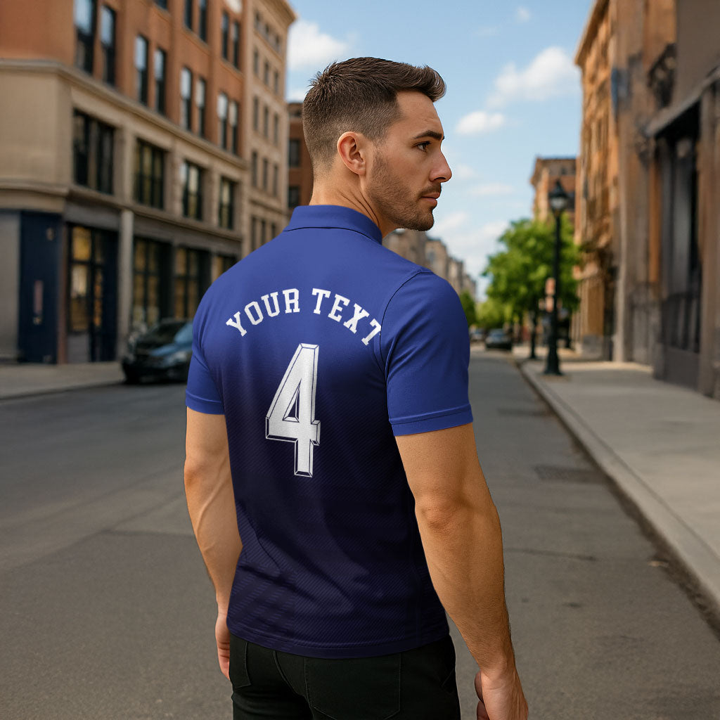 Custom Scotland National Football Zipper Polo Shirt Volley to the North America 2026