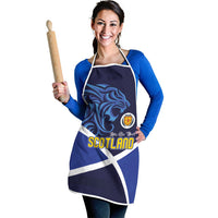 Scotland National Football Apron Lions with Flag Sporty Tartan Style