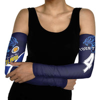 Custom Scotland National Football Arm Sleeves Lions with Flag Sporty Tartan Style