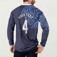 Custom Scotland National Football Button Sweatshirt Lions with Flag Sporty Tartan Style