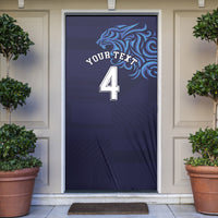 Custom Scotland National Football Door Cover Lions with Flag Sporty Tartan Style