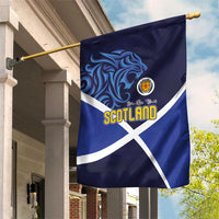 Scotland National Football Garden Flag Lions with Flag Sporty Tartan Style