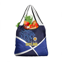 Scotland National Football Grocery Bag Lions with Flag Sporty Tartan Style