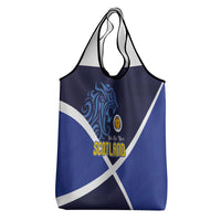 Scotland National Football Grocery Bag Lions with Flag Sporty Tartan Style