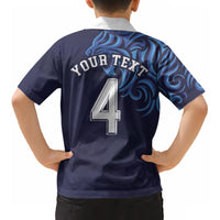 Custom Scotland National Football Kid Hawaiian Shirt Lions with Flag Sporty Tartan Style LT03