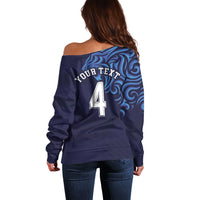 Custom Scotland National Football Off Shoulder Sweater Lions with Flag Sporty Tartan Style
