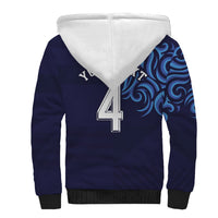 Custom Scotland National Football Sherpa Hoodie Lions with Flag Sporty Tartan Style