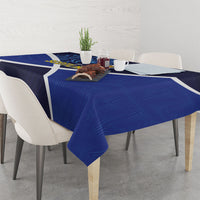 Scotland National Football Tablecloth Lions with Flag Sporty Tartan Style