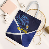Scotland National Football Tote Bag Lions with Flag Sporty Tartan Style