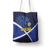 Scotland National Football Tote Bag Lions with Flag Sporty Tartan Style