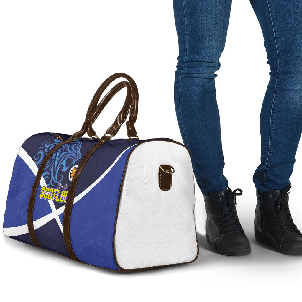 Scotland National Football Travel Bag Lions with Flag Sporty Tartan Style