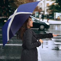 Scotland National Football Umbrella Lions with Flag Sporty Tartan Style