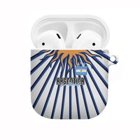 Argentina National Football AirPods Case Sun Of May Retro Starburst Graphic Art