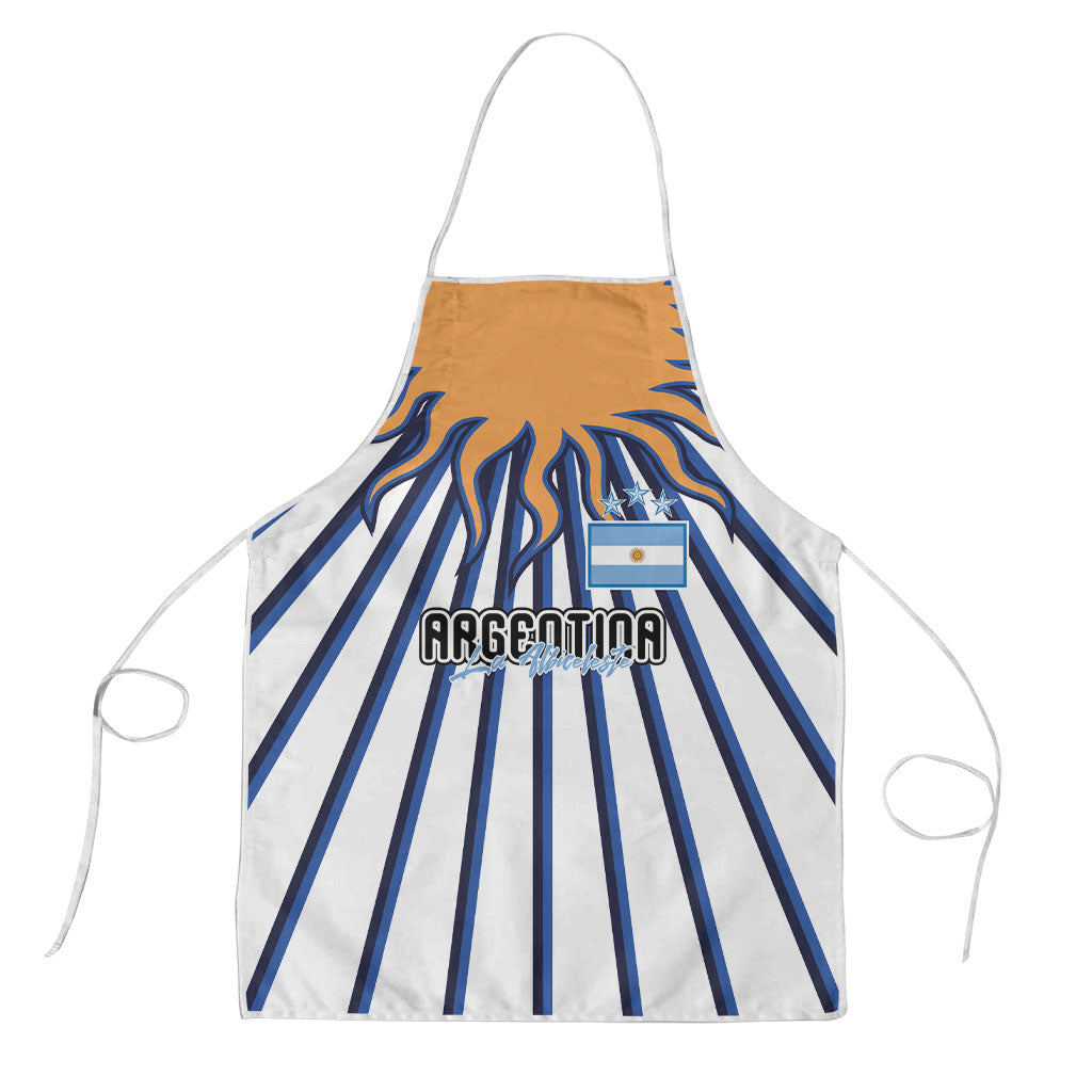 Argentina National Football Apron Sun Of May Retro Starburst Graphic Art