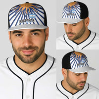 Argentina National Football Baseball Net Cap Sun Of May Retro Starburst Graphic Art