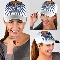 Argentina National Football Classic Cap Sun Of May Retro Starburst Graphic Art
