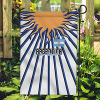 Argentina National Football Garden Flag Sun Of May Retro Starburst Graphic Art