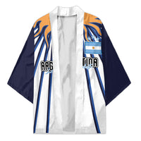 Personalized Argentina National Football Kimono Sun Of May Retro Starburst Graphic Art