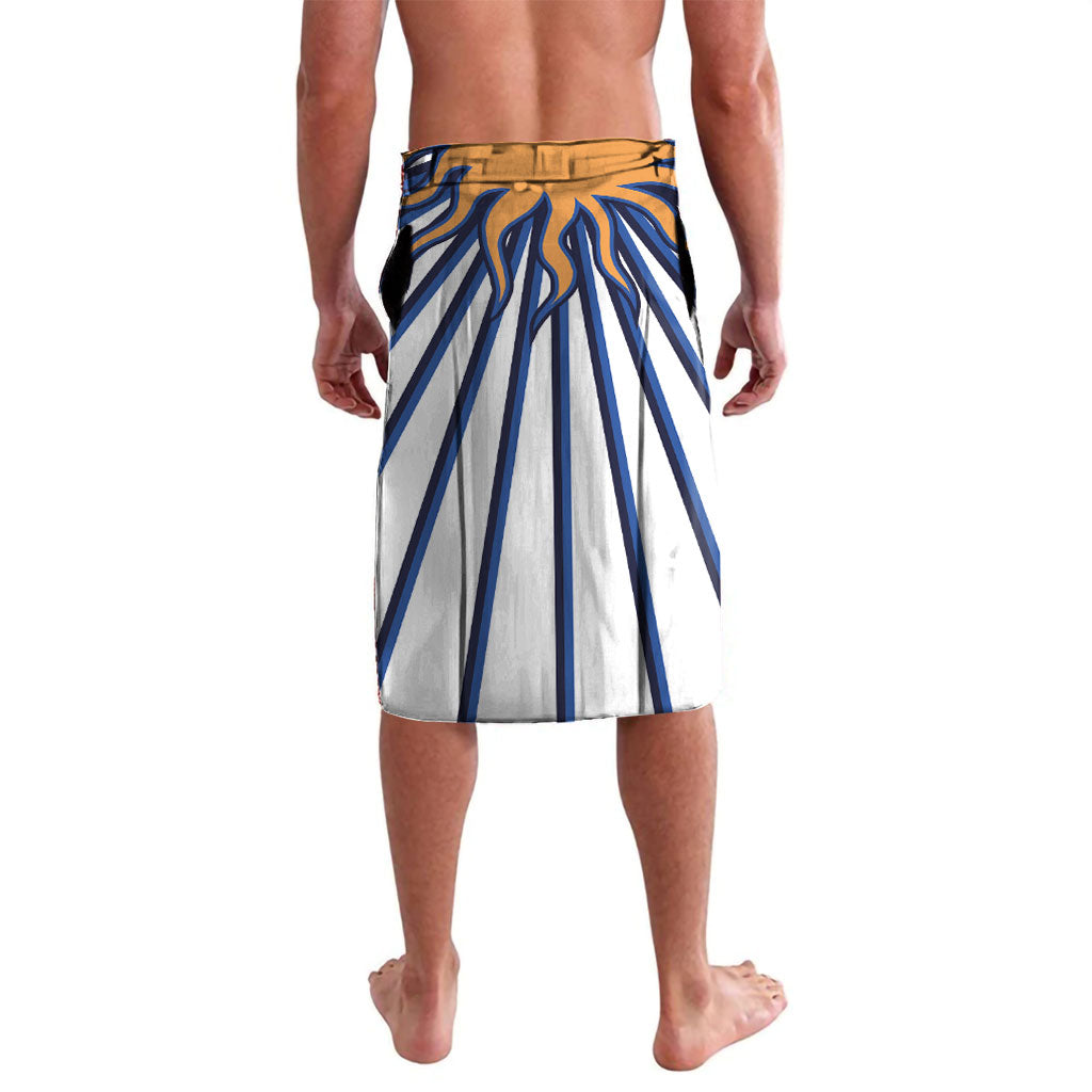 Personalized Argentina National Football Lavalava Sun Of May Retro Starburst Graphic Art