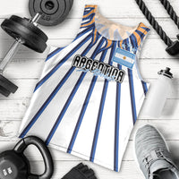 Personalized Argentina National Football Men Tank Top Sun Of May Retro Starburst Graphic Art