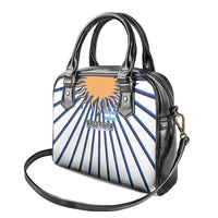 Argentina National Football Shoulder Handbag Sun Of May Retro Starburst Graphic Art