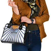 Argentina National Football Shoulder Handbag Sun Of May Retro Starburst Graphic Art