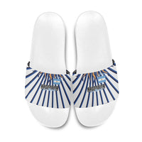 Argentina National Football Slide Sandals Sun Of May Retro Starburst Graphic Art