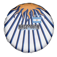 Argentina National Football Spare Tire Cover Sun Of May Retro Starburst Graphic Art